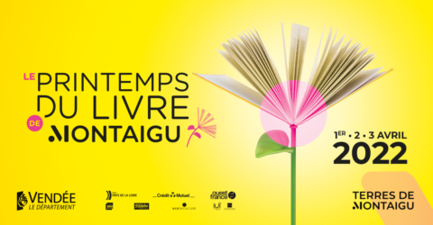 Image : Annonce du Printemps du Livre 2022 à Terres de Montaigu