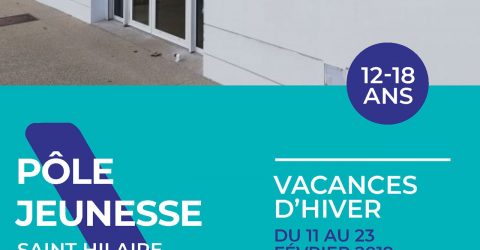 Visuel : couverture - Programme Vacances Hiver 2019 - Pôle Jeunesse - Saint-Hilaire-de-Loulay - Montaigu-Vendée - Terres de Montaigu