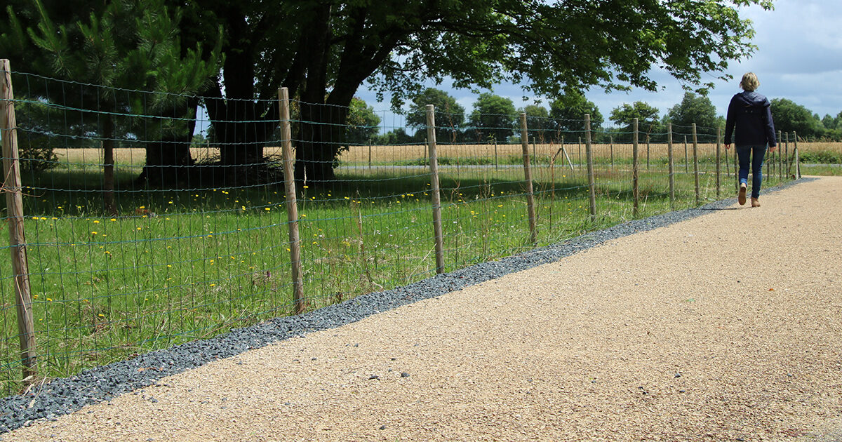 Photo : chemin piétonnier des Bouillères à Boufféré