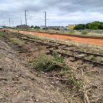 Photo : travaux ferroviaires menés par SNCF Réseau