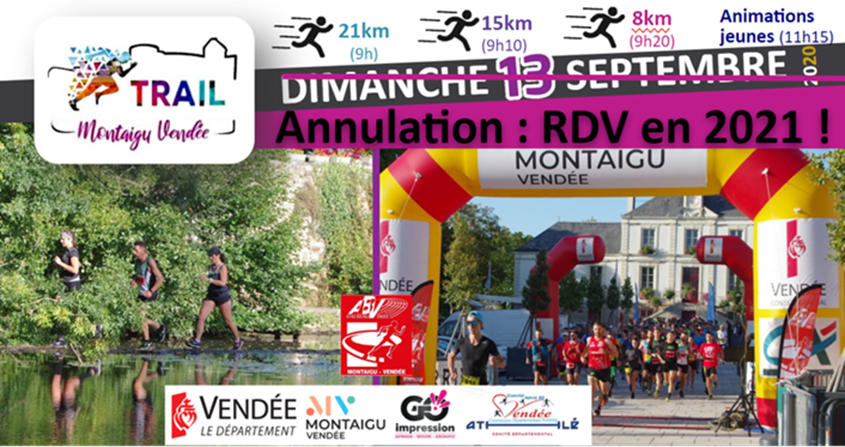 Image : Annulation du trail de Montaigu-Vendée - Montaigu-Vendée