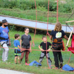 Photo de l'inauguration du parc du Val d'Asson à Montaigu-Vendée