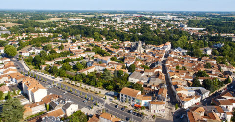 Vue aérienne : Montaigu, Montaigu-Vendée