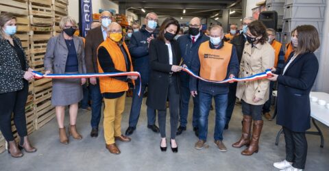 Inauguration de la banque alimentaire de terres de montaigu