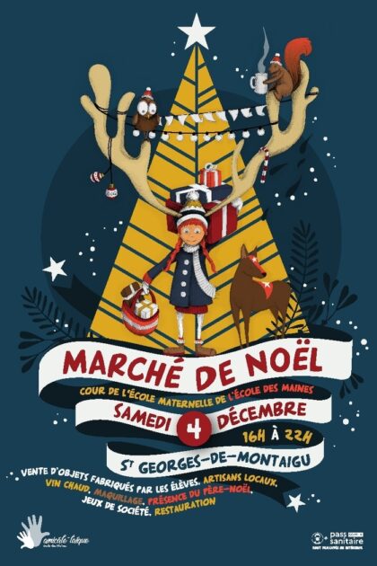 Marché de Noël Gourmand Créatif et Animations festives à l'Eprouvette  Saint-André-des-eaux