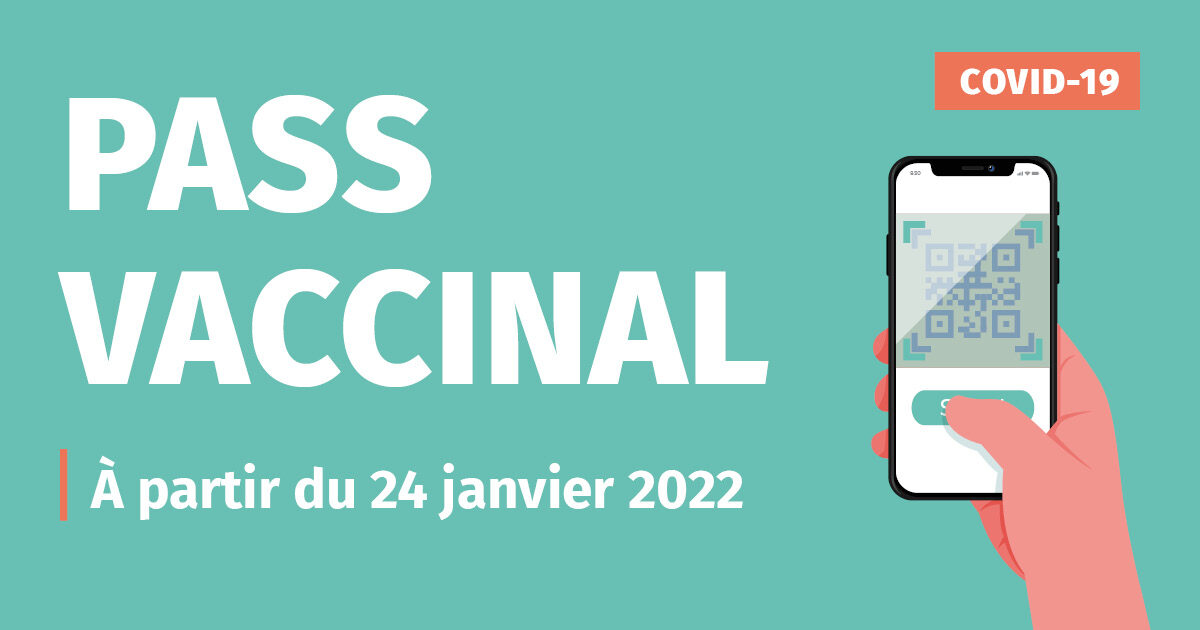 Visuel : pass vaccinal - 24 janvier 2022 - Montaigu-Vendée