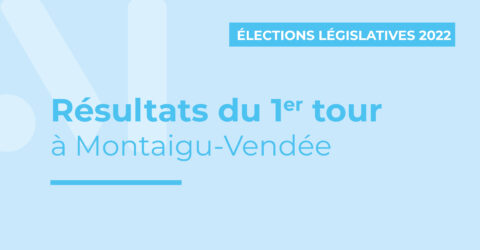 Visuel : résultats premier tour élections législatives Montaigu-Vendée