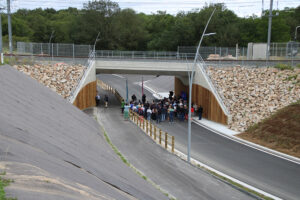 Photo : inauguration du boulevard des Ecrivains - Montaigu-Vendée