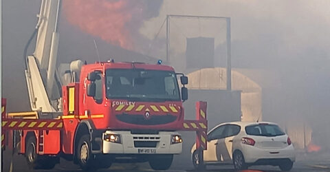 Incendie Montaigu-Vendée août 2022