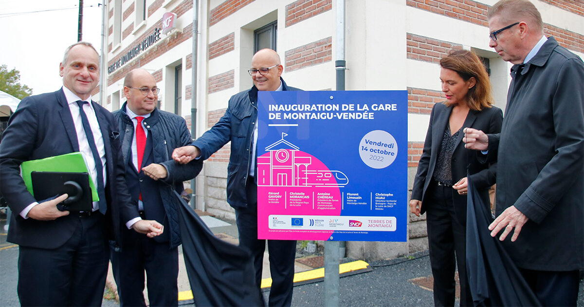 Inauguration de la gare de Montaigu-Vendée - 14 octobre 2022