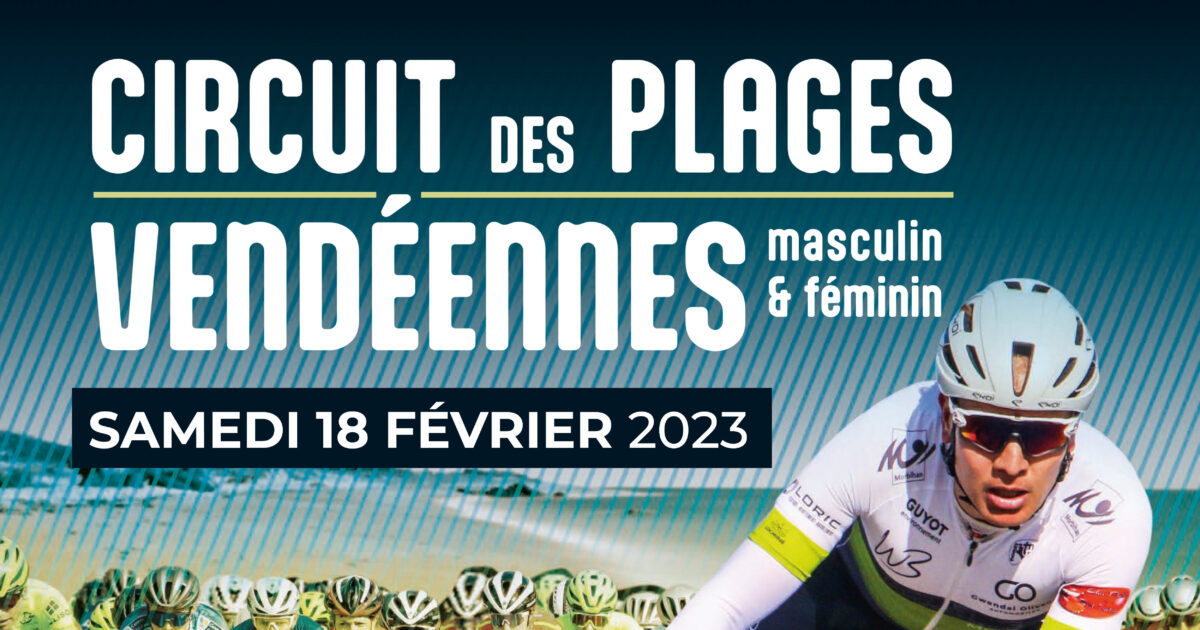 Visuel - course cycliste des Plages vendéennes - Samedi 18 février 2023 à Montaigu-Vendée